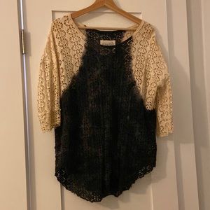 We The Free crochet flowy top